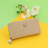 Immagine di Portafoglio donna beige, due scomparti con cerniere e  logo in metallo Sergio Tacchini - Linea Soligo