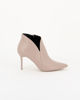 Immagine di MISS GLOBO - Tronchetto beige a punta con zip laterale, tacco 8cm