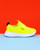 Immagine di ENRICO COVERI - Sneakers giallo fluo con dettagli bianchi e fascia elastica frontale
