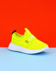 Immagine di ENRICO COVERI - Sneakers giallo fluo con dettagli bianchi e fascia elastica frontale