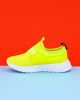 Immagine di ENRICO COVERI - Sneakers giallo fluo con dettagli bianchi e fascia elastica frontale