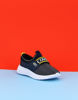 Immagine di ENRICO COVERI - Sneakers blu con dettagli gialli e fascia elastica frontale