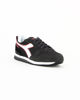 Immagine di DIADORA OLYMPIA - Sneakers nera e bianca con dettagli rossi