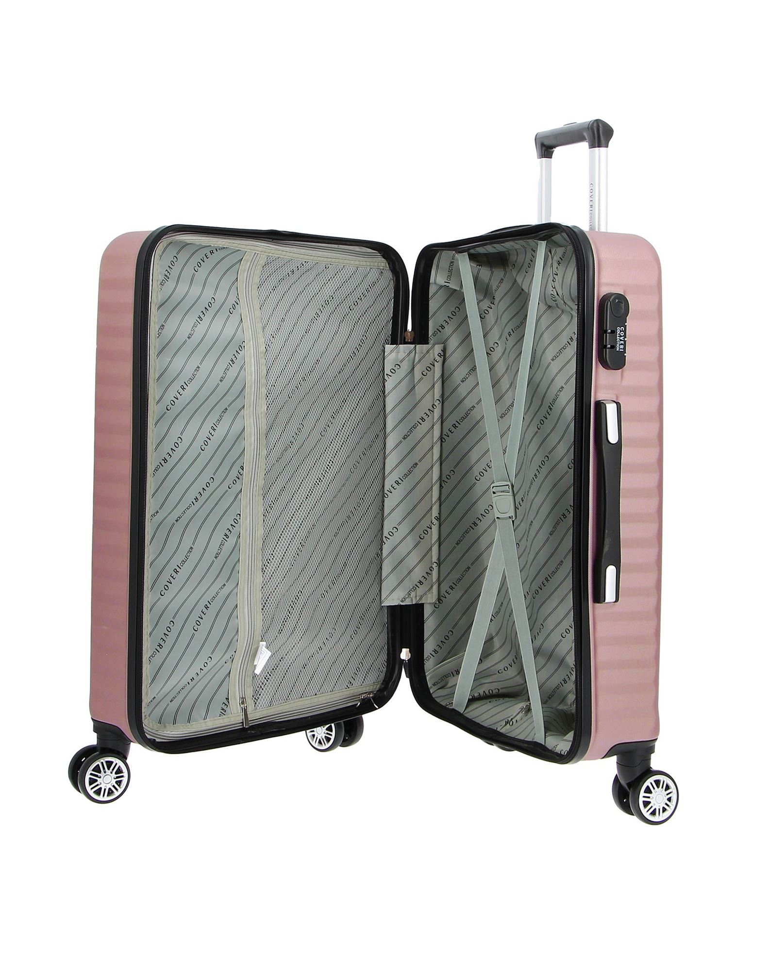 Trolley Rigido DUCATI CORSE In ABS - Rosso Corsa - 4 Ruote - Dimensioni 54x36x22 Cm - Foto 4