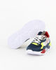 Immagine di ENRICO COVERI - Sneakers bianca e blu con inserti colorati e lacci, numerata 36/40