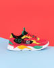 Immagine di ENRICO COVERI - Sneakers rossa e gialla con inserti colorati e lacci, numerata 36/40