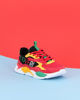 Immagine di ENRICO COVERI - Sneakers rossa e gialla con inserti colorati e lacci, numerata 36/40
