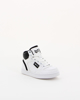 Immagine di GAS - Sneakers alta bianca e nera con zip laterale e lacci, numerata 24/29