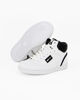 Immagine di GAS - Sneakers alta bianca e nera con zip laterale e lacci, numerata 36/39