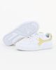 Immagine di DIADORA RAPTOR LOW METALIC SATIN WN - Sneakers bianca con dettagli oro e lacci