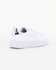 Immagine di DIADORA STEP P FIREFLY - Sneakers bianca con logo argento e dettaglio posteriore metallizzato
