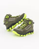 Immagine di SOPRANI SPORT - Scarpa alta da trekking verde scuro e gialla con strappo, numerata 30/35