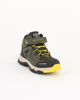 Immagine di SOPRANI SPORT - Scarpa alta da trekking verde scuro con inserti colorati e strappo, numerata 28/35