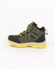 Immagine di SOPRANI SPORT - Scarpa alta da trekking verde scuro con inserti colorati e strappo, numerata 28/35