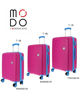 Immagine di MODO BY RONCATO - TROLLEY FUXIA/AZZURRO 4 RUOTE DOPPIE IN ABS CON COMBINAZIONE TSA