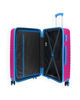 Immagine di MODO BY RONCATO - TROLLEY FUXIA/AZZURRO 4 RUOTE DOPPIE IN ABS CON COMBINAZIONE TSA