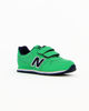 Immagine di NEW BALANCE - Sneakers da bambino verde e blu con dettagli bianchi e strappo, NUMERATA 28/35