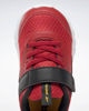 Immagine di REEBOK RUSH RUNNER 4.0 TD - Sneakers da bambino rossa e nera con dettagli gialli e strappo, numerata 19,5/26,5