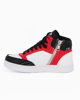 Immagine di GAS - Sneakers alta bianca e rossa con dettagli neri zip laterale e lacci, numerata 30/35
