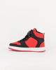 Immagine di CANGURO - Sneakers da bambino alta nera e rossa con strappo, numerata 30/35
