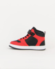 Immagine di CANGURO - Sneakers da bambino alta rossa e nera con strappo, numerata 30/35