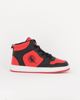 Immagine di CANGURO - Sneakers da bambino alta nera e rossa con lacci, numerata 36/39