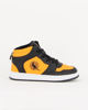 Immagine di CANGURO - Sneakers da bambino alta nera e gialla con lacci, numerata 36/39