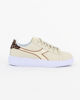 Immagine di DIADORA GAME STEP P LEOPARD GS - Sneakers beige con suola alta e dettaglio posteriore leopardato, numerata 36/39