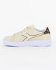 Immagine di DIADORA GAME STEP P LEOPARD GS - Sneakers beige con suola alta e dettaglio posteriore leopardato, numerata 36/39