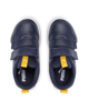 Immagine di PUMA MULTIFLEX SL V PS - Sneakers da bambino blu e bianca con dettagli gialli e strappo, numerata 28/35