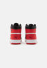 Immagine di PUMA REBOUND JOY JR - Sneakers alta bianca e nera con dettagli rossi e lacci, numerata 36/39