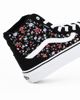 Immagine di VANS FILMORE HI PLATFORM - Sneakers alta nera e bianca con stampa floreale e suola alta, numerata 35/38