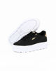 Immagine di PUMA KARMEN DISTRESSED - Sneakers nera e oro con suola alta e soletta in memory foam