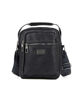Immagine di COVERI COLLECTION - BORSELLO NERO TRASVERSALE TRE ZIP CON MANICO