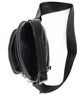 Immagine di COVERI COLLECTION - BORSELLO NERO TRASVERSALE TRE ZIP CON MANICO