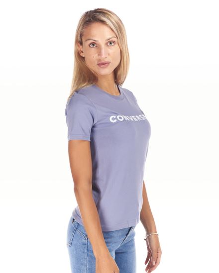 Immagine di T-SHIRT MM GLOSSY WORDMARK TEE LILAC