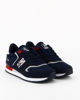 Immagine di NAVIGARE - Sneakers da uomo blu e bianca con dettagli rossi