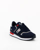 Immagine di NAVIGARE - Sneakers da uomo blu e bianca con dettagli rossi