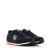 Immagine di SERGIO TACCHINI - Sneakers da uomo blu e bianca con dettagli rossi