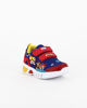 Immagine di BABY SHARK - Sneakers da bambino blu e rossa con luci e doppio strappo, numerata 24/30