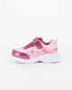Immagine di CRY BABIES - Sneakers da bambina rosa con dettagli glitter e luci, numerata 24/30
