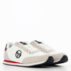 Immagine di SERGIO TACCHINI - Sneakers da uomo bianca e nera con dettagli rossi
