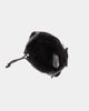 Immagine di MISS GLOBO - Pochette secchiello nera con strass e chiusura coulisse, tracolla catenina removibile