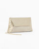 Immagine di MISS GLOBO - Pochette oro glitterata con patta