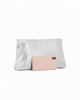 Immagine di MISS GLOBO - Pochette argento glitterata con patta