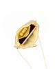 Immagine di DIVAS - Pochette oro con strass e tracolla catenina removibile