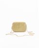 Immagine di DIVAS - Pochette oro con strass e catenina tracolla removibile
