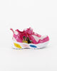 Immagine di DINSIEME - Sneakers da bambina rosa con dettagli glitter e luci, numerata 24/30