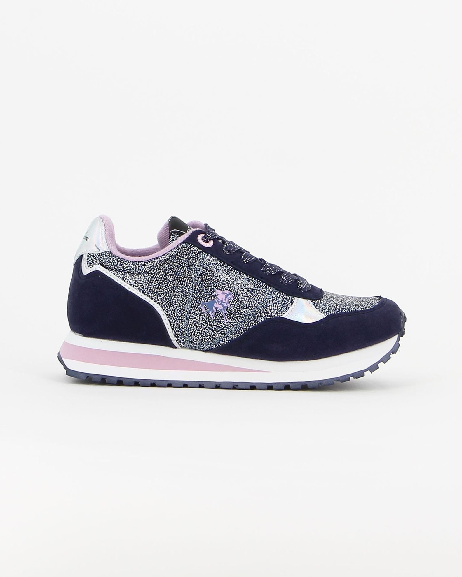 Sneakers Bianche Da Donna Con Suola A Zeppa Swish Jeans - Foto 3