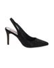 Immagine di MISS GLOBO - Décolleté slingback nera con strass e cinturino elasticizato, tacco 8cm